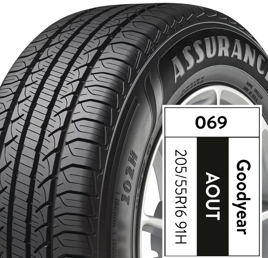 205/55R16 91H All-Season Passenger Car Tire D9459