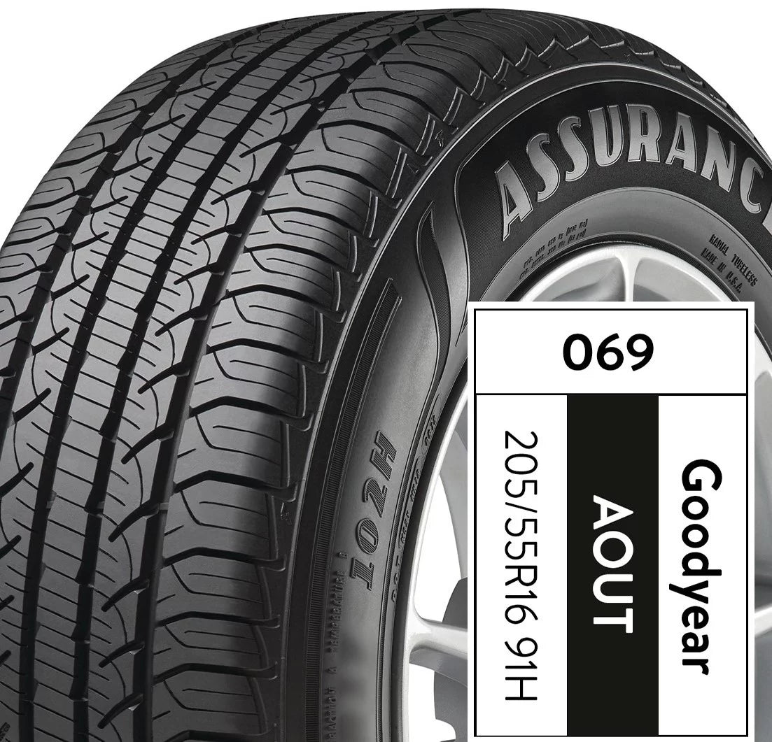 205/55R16 91H All-Season Passenger Car Tire D9459