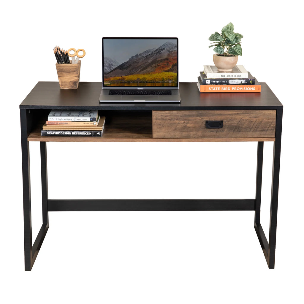 Contemporary Studio Workstation Desk with Drawer G998