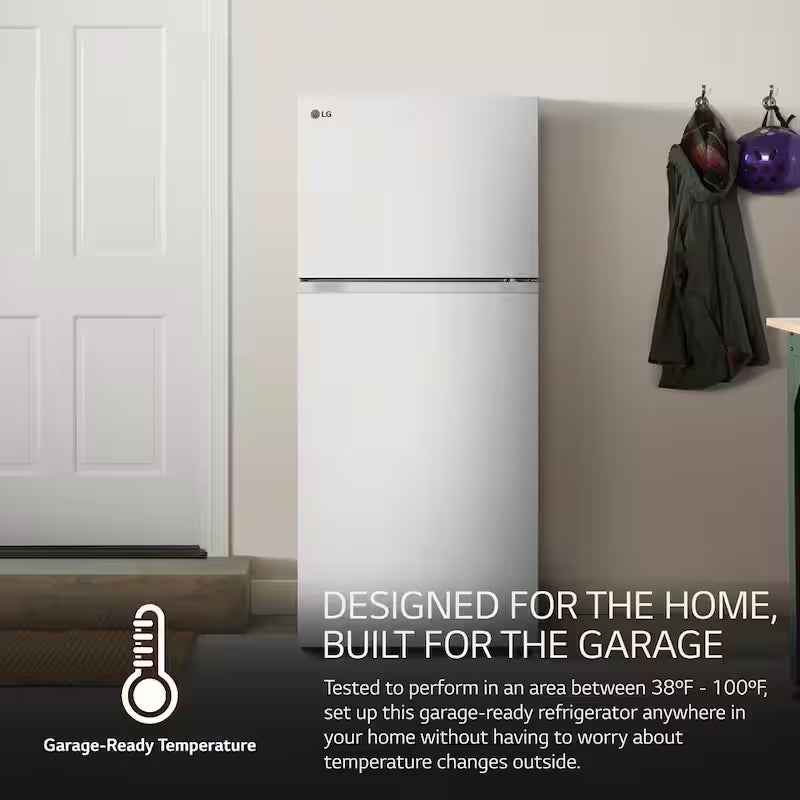 White Top Freezer Refrigerator Y617