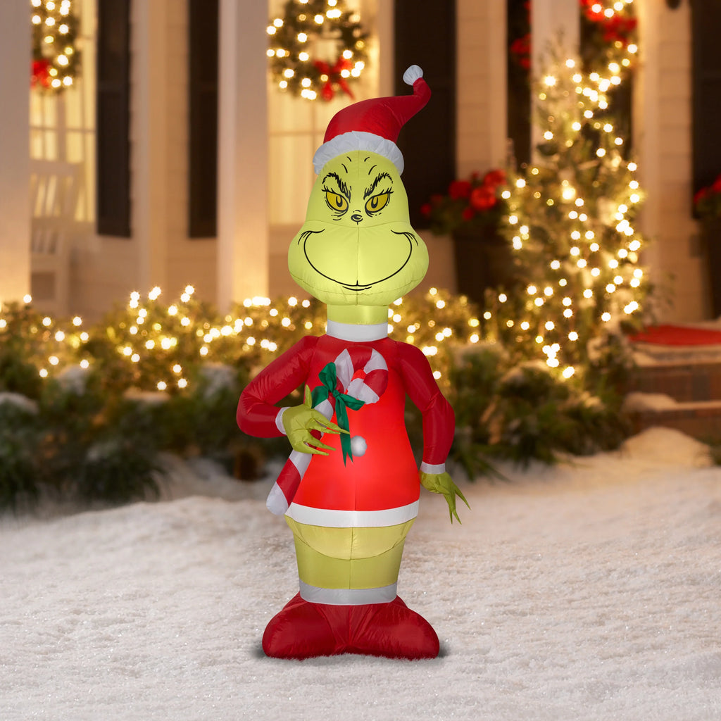 11' Airblown Inflatable Grinch with Ornament Y130