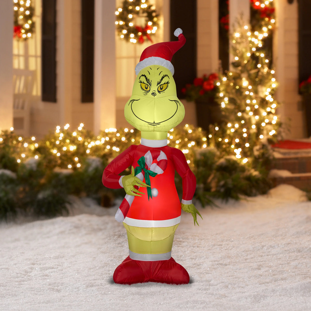 11' Airblown Inflatable Grinch with Ornament Y130