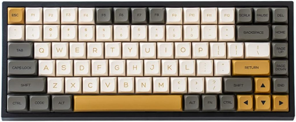 84-Key Hot Swappable Mechanical Keyboard with Translucent ABS Case W692724