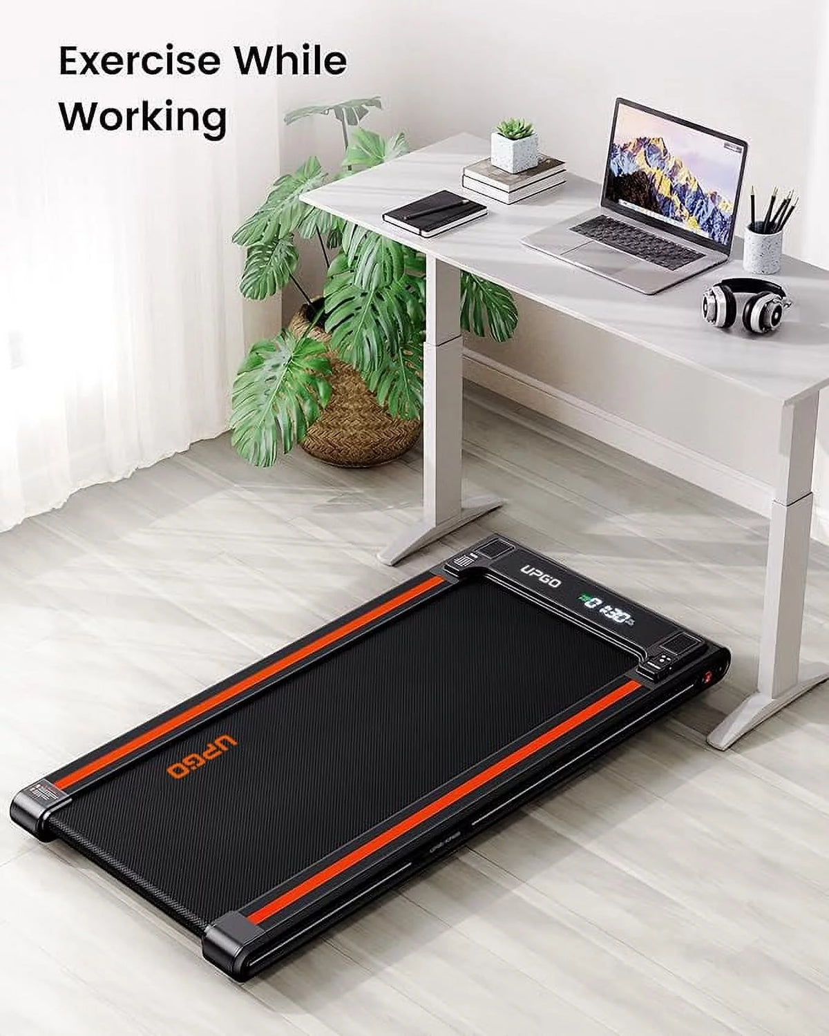 2.5HP Walking Pad Treadmill with Remote Control H6304