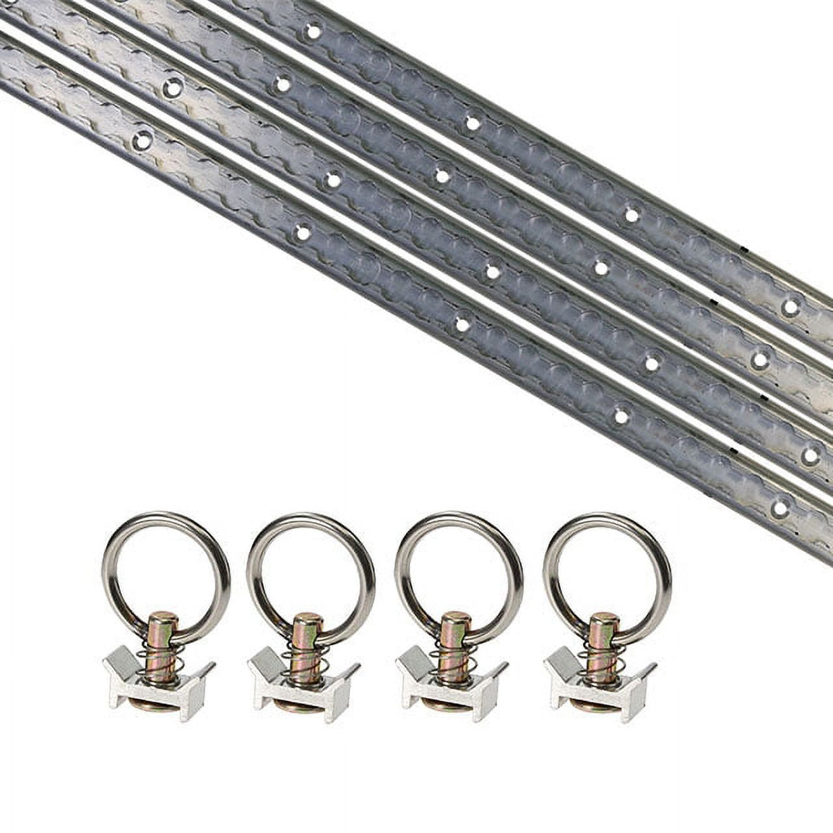 8 Piece Aluminum L Track Tie Down System E5829