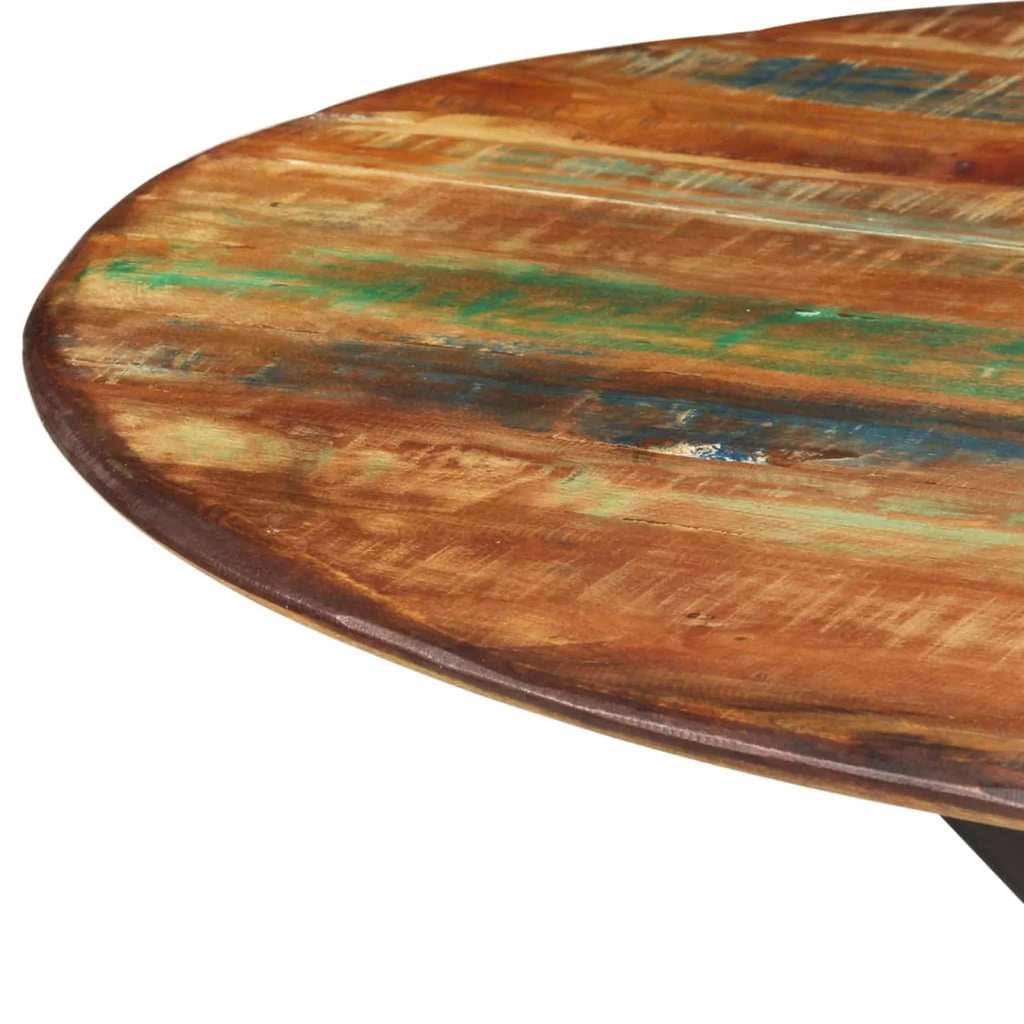 Solid Wood and Steel Dining Table G106642