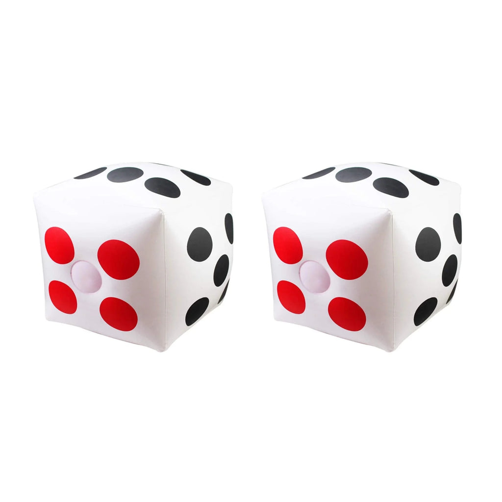 Inflatable Dice Set 13 Inch Outdoor Game Decorations Z183456