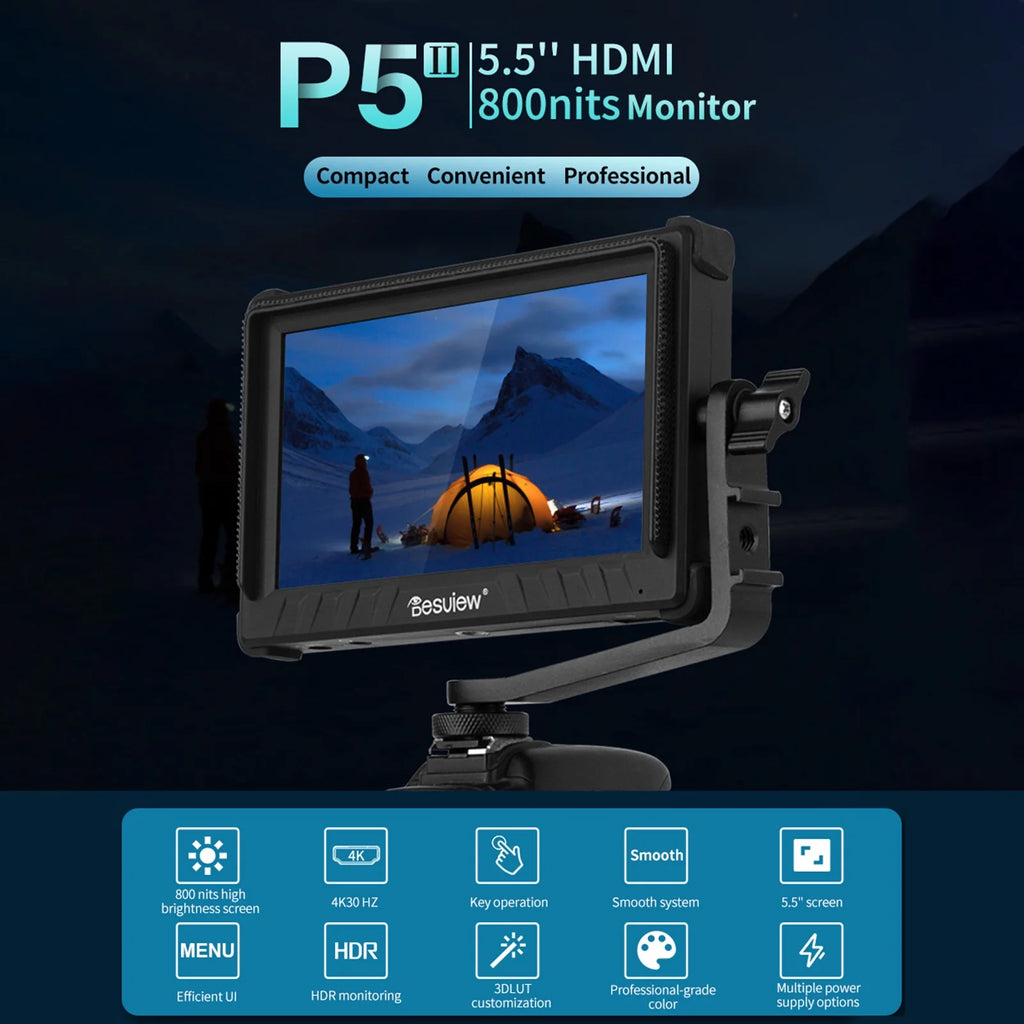 5.5 Inch Compact Field Monitor with Sunshade C484269