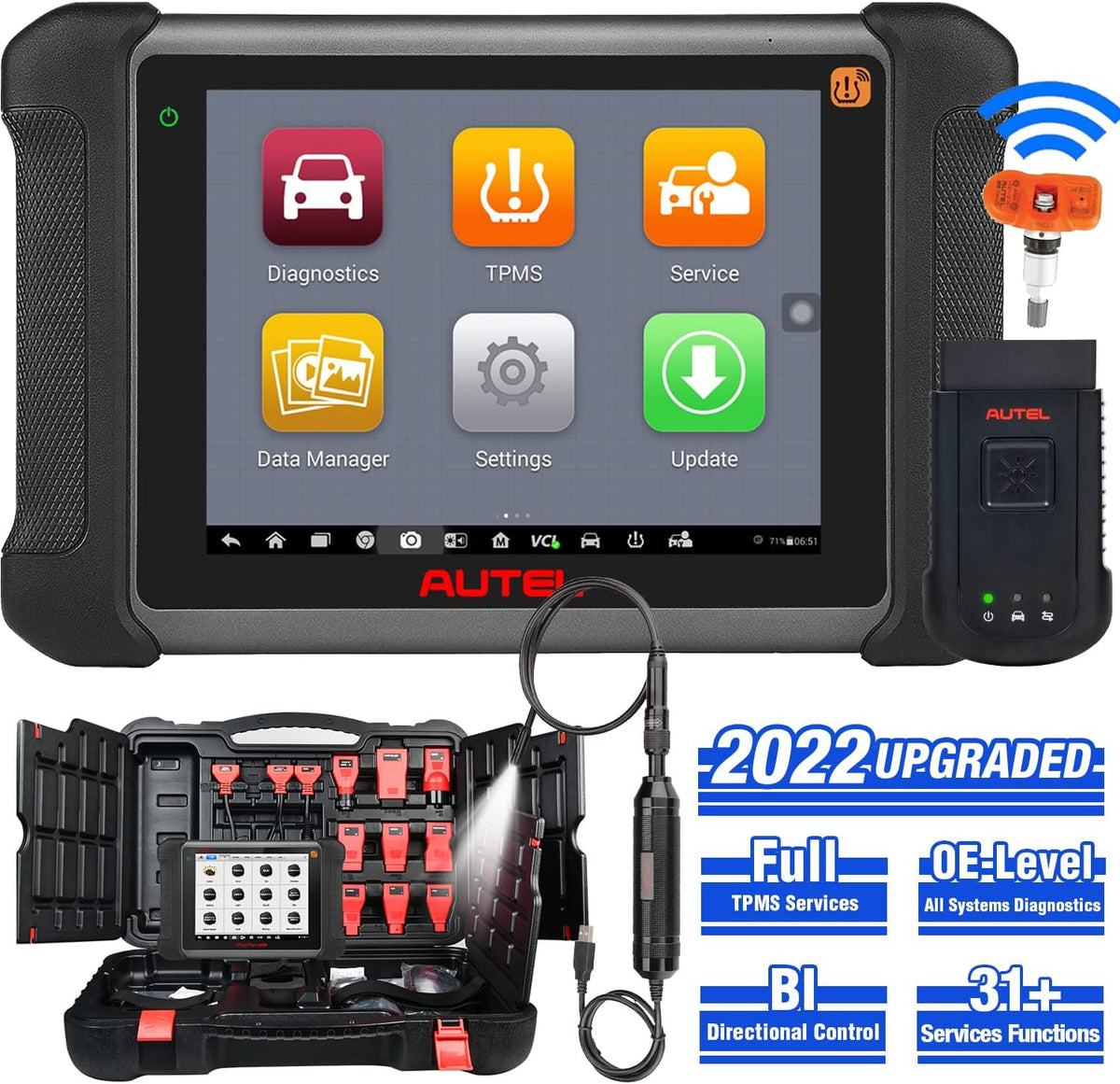 TPMS Relearn Scan Tool with TBE200 (E) V3203
