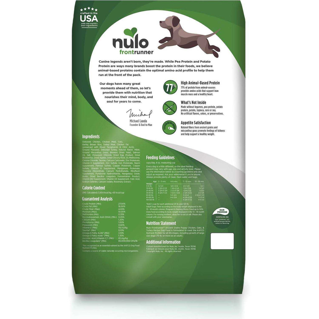 Chicken Oats & Turkey Dry Puppy Food T8360