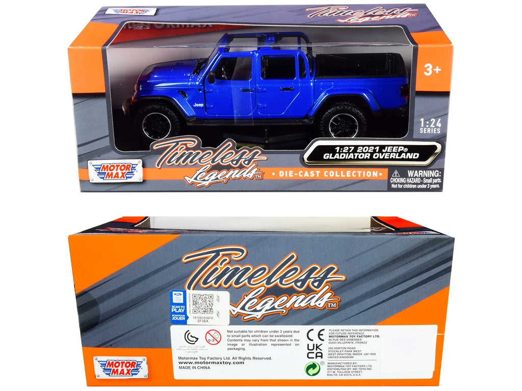 Blue Metallic Diecast Model Car X736
