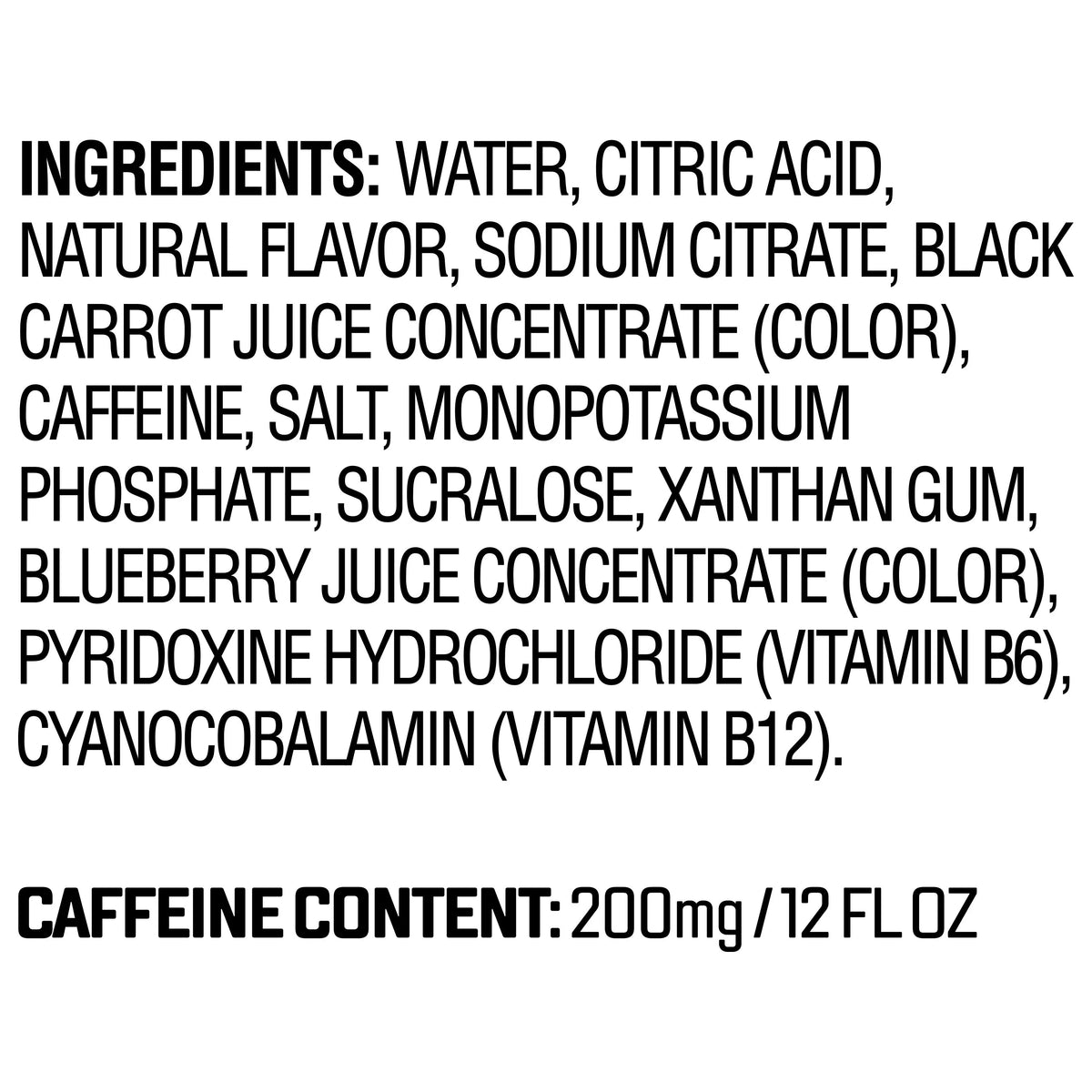 12 oz 12 Pack Energy Drink Q415