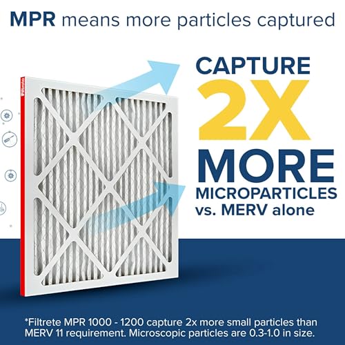 16x20x1 Pleated Electrostatic Air Filter, 6 Pack Q66343