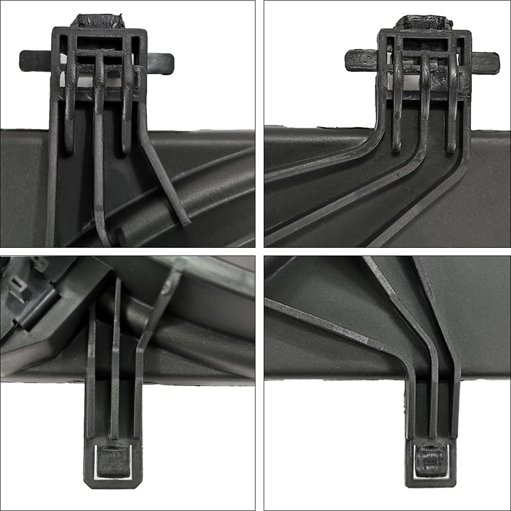 Replacement Engine Radiator Cooling Fan Assembly for Ford Fiesta L4 1.6L 2011-2019 Pack of 2 L37513