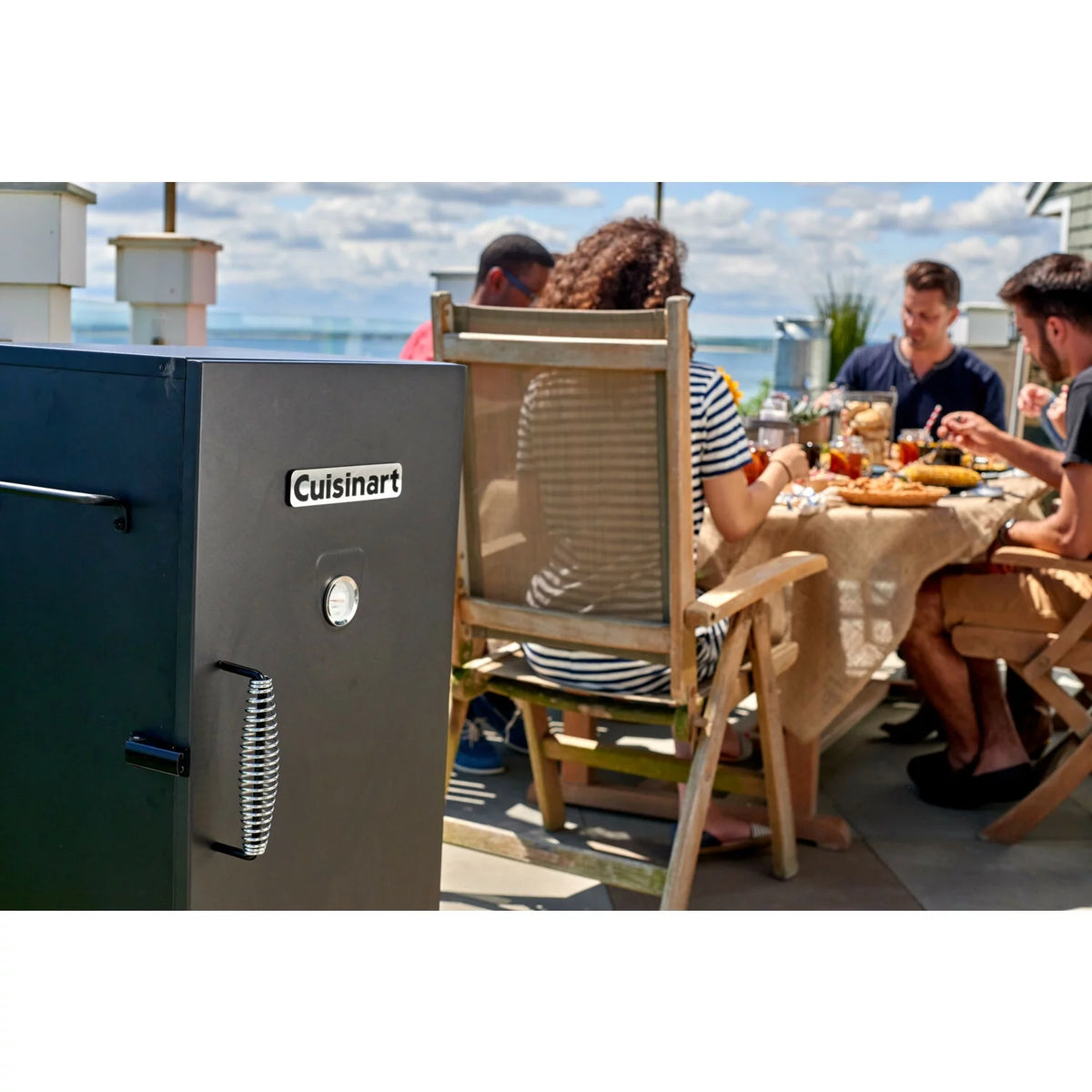 30-inch Vertical Analog Electric Outdoor Smoker, Black E5312