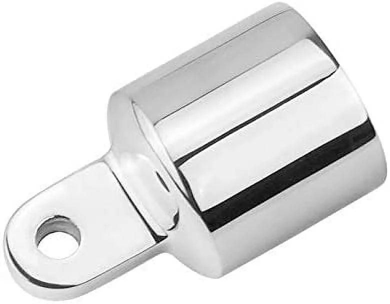2 PCS 3/4'' Bimini Top Caps Tube Canopy Hardware, Eye End Top Fitting Marine 316 Stainless Steel A98960