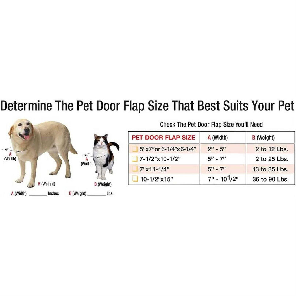 Aluminum Sash Pet Door F909