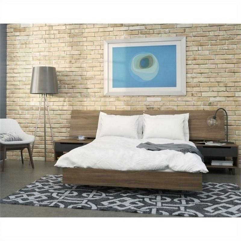 3 Piece Bedroom Set in Walnut H1714