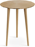 Gold Sand Casted Iron Side Table S11680