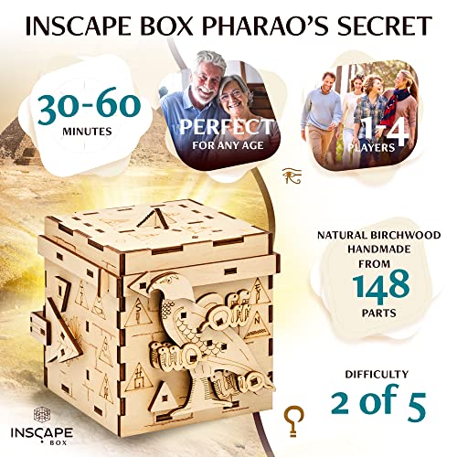 Wooden Puzzle Box with Hidden Compartments D6643