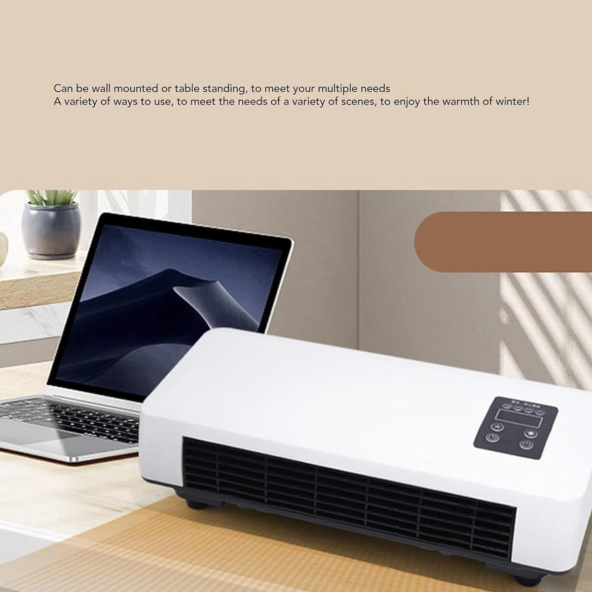 Wall Mounted Air Conditioner & Heater with Remote Control B221