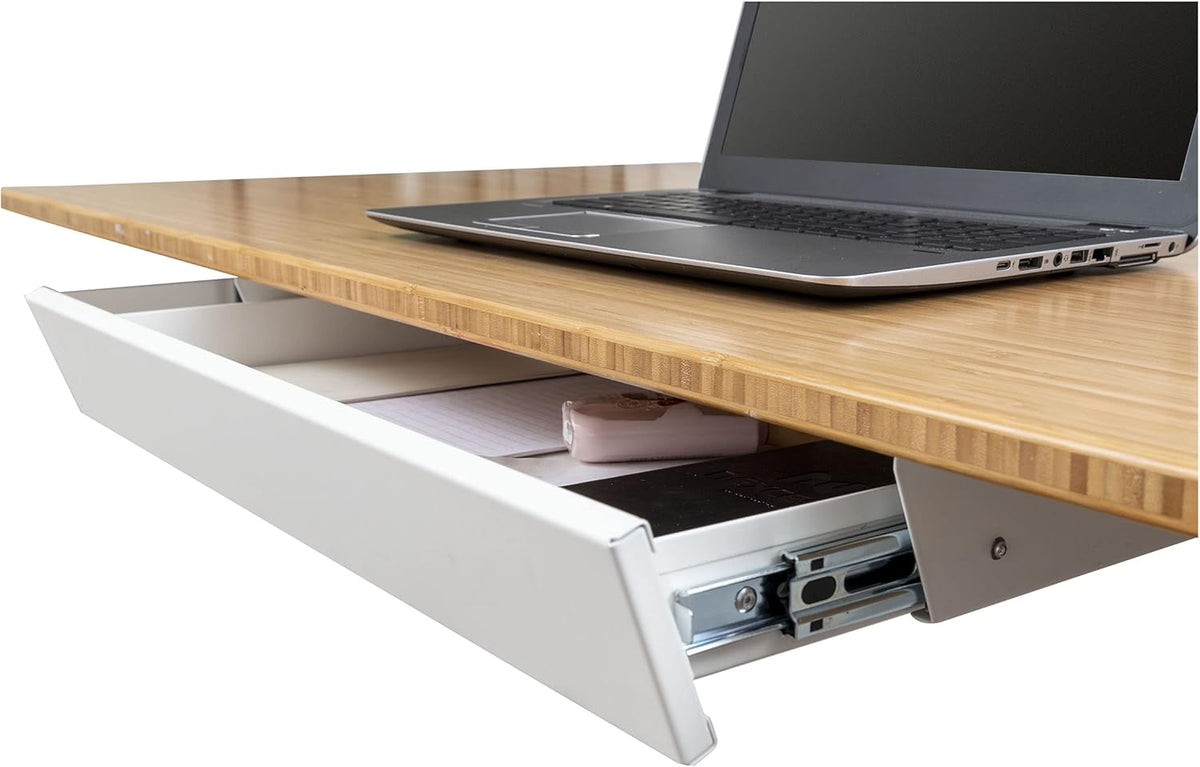 Black Lockable Under-Desk Drawer Storage Organizer N44119