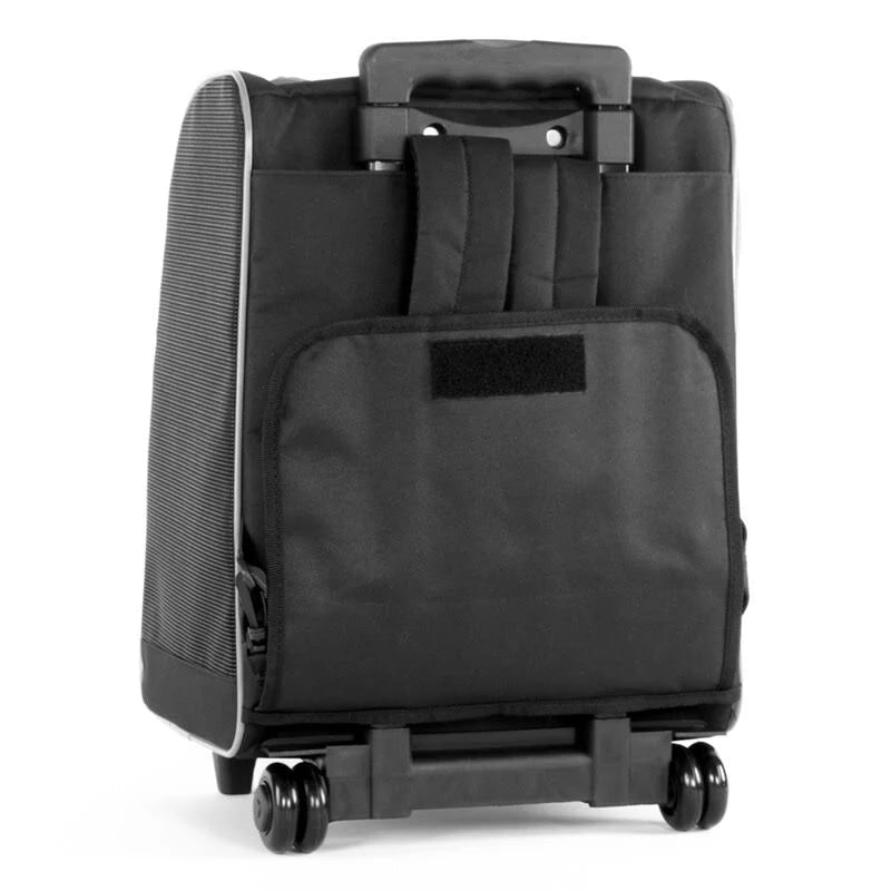 Black Pet Carrier with Wheels F8274