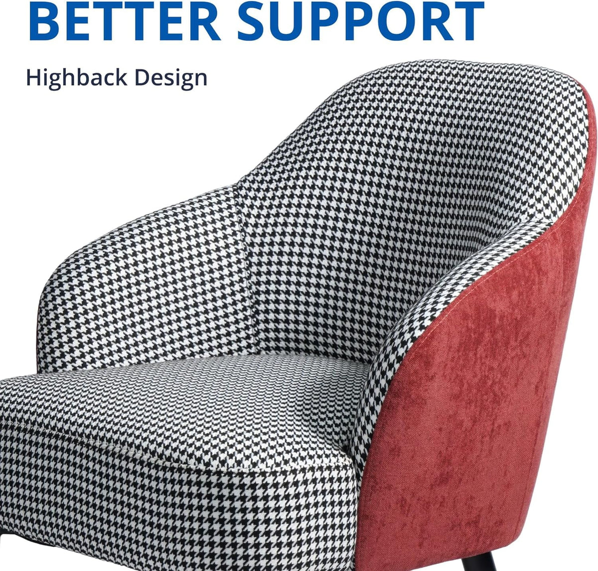 Houndstooth Upholstered Accent Chair N724
