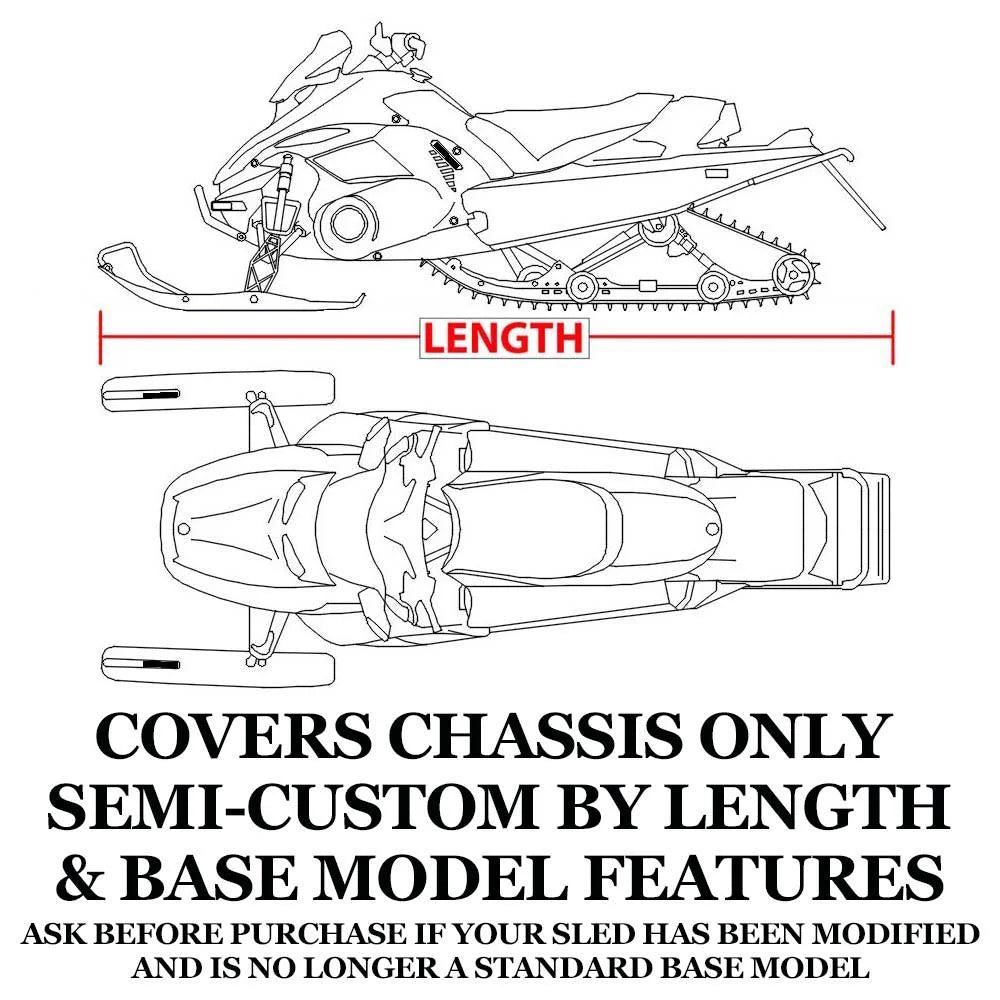 Trailerable 600 Denier Snowmobile Cover I161284