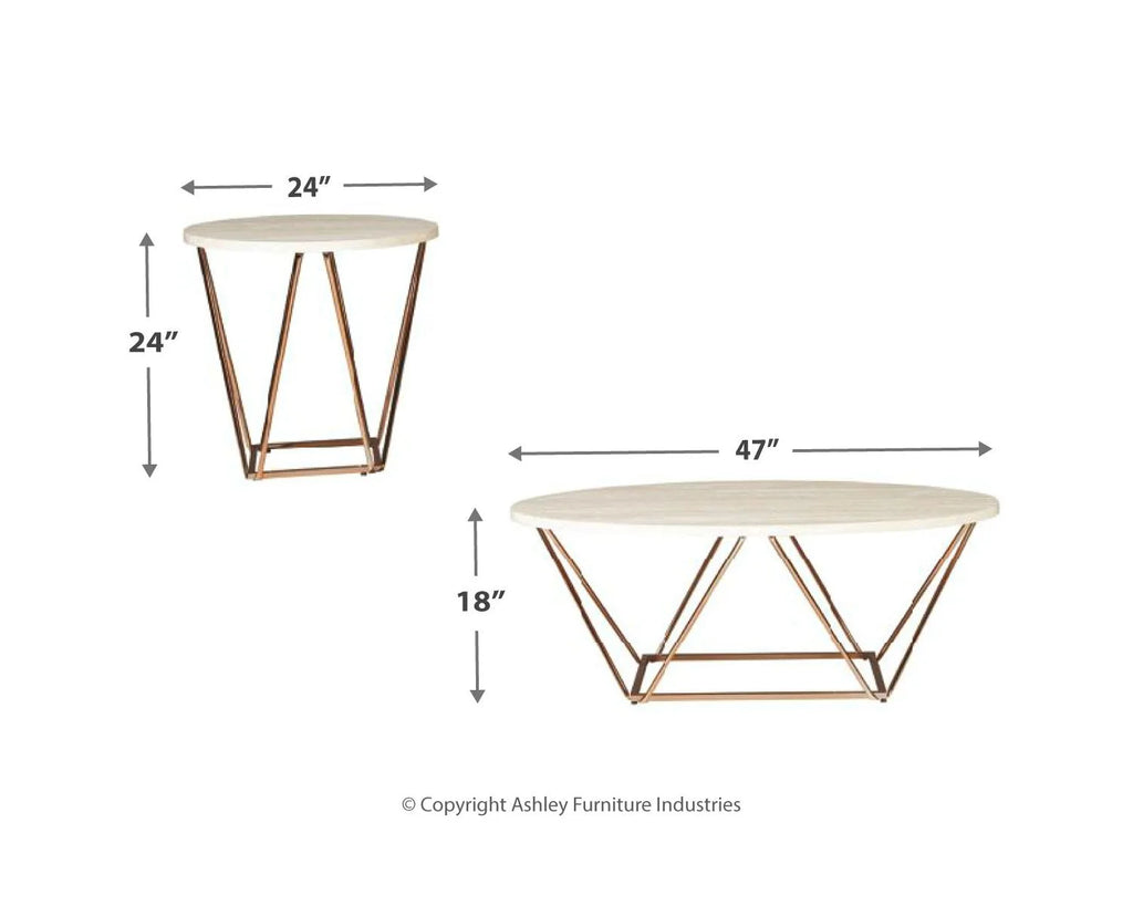 Two-tone Table (Set of 3) E327605