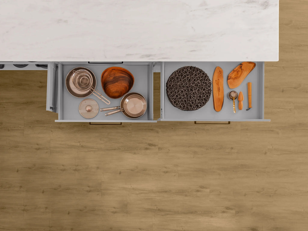 Natural Oak Stone Composite LVP Flooring 300 Sq ft X994977