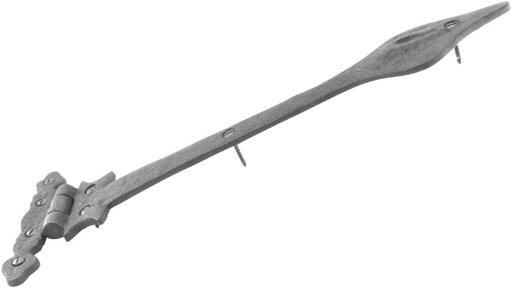 Black Wrought Iron Door Hinge 11.25 Long Pack of 4 K4895