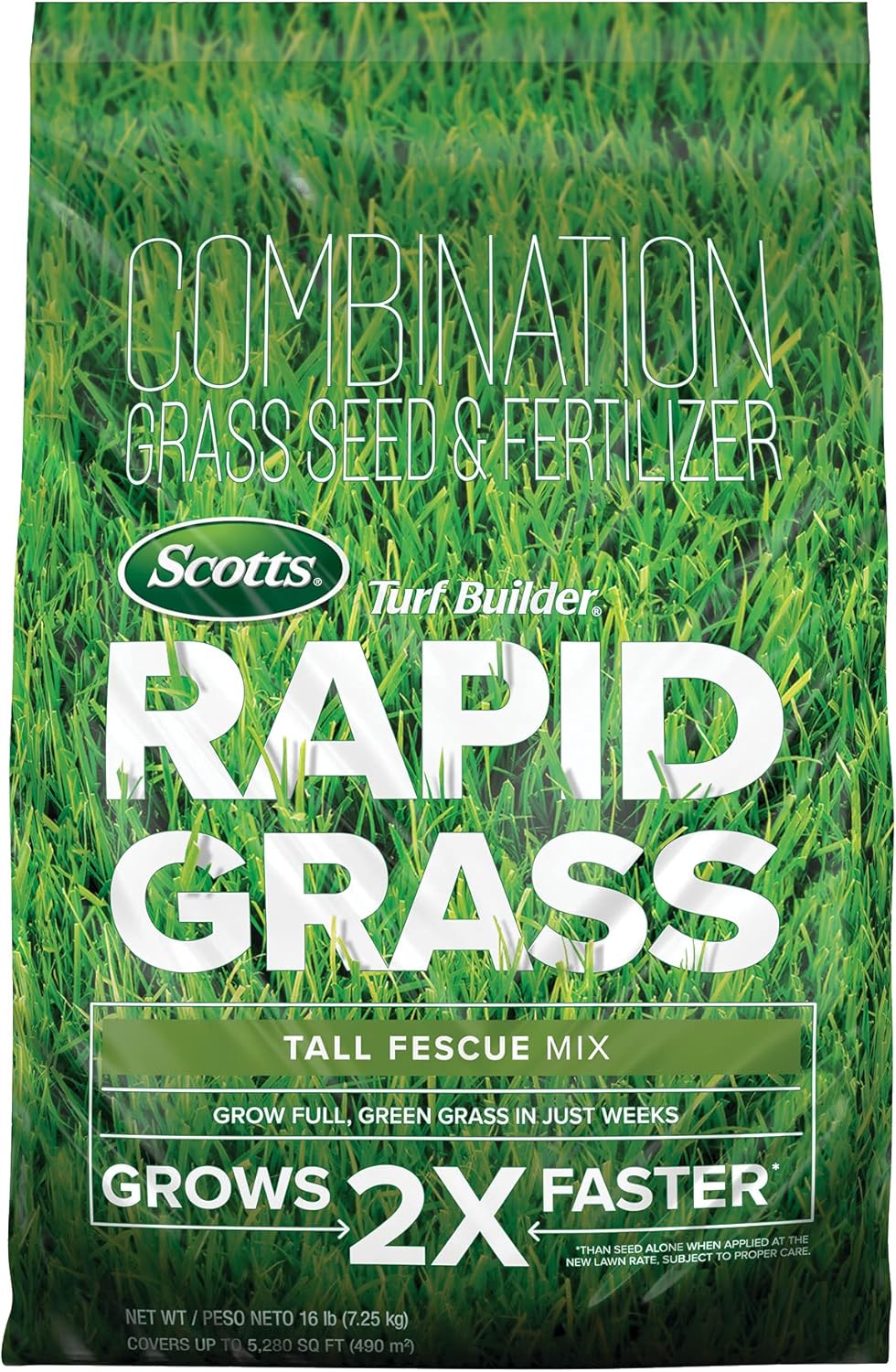 Tall Fescue Mix Seed & Fertilizer, 16 lbs. Pack of 2 Y23281