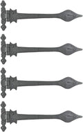 Black Wrought Iron Door Hinge 11.25 Long Pack of 4 K4895