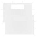 White Gazebo Sidewalls with Windows 2 pcs A7162