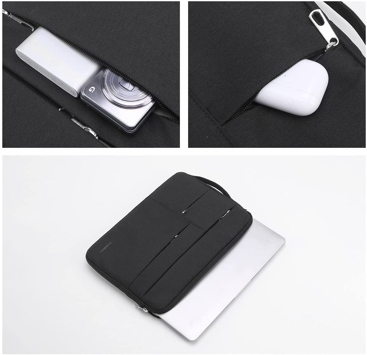 Waterproof Laptop Sleeve Case with Side Handle Strap Z566627