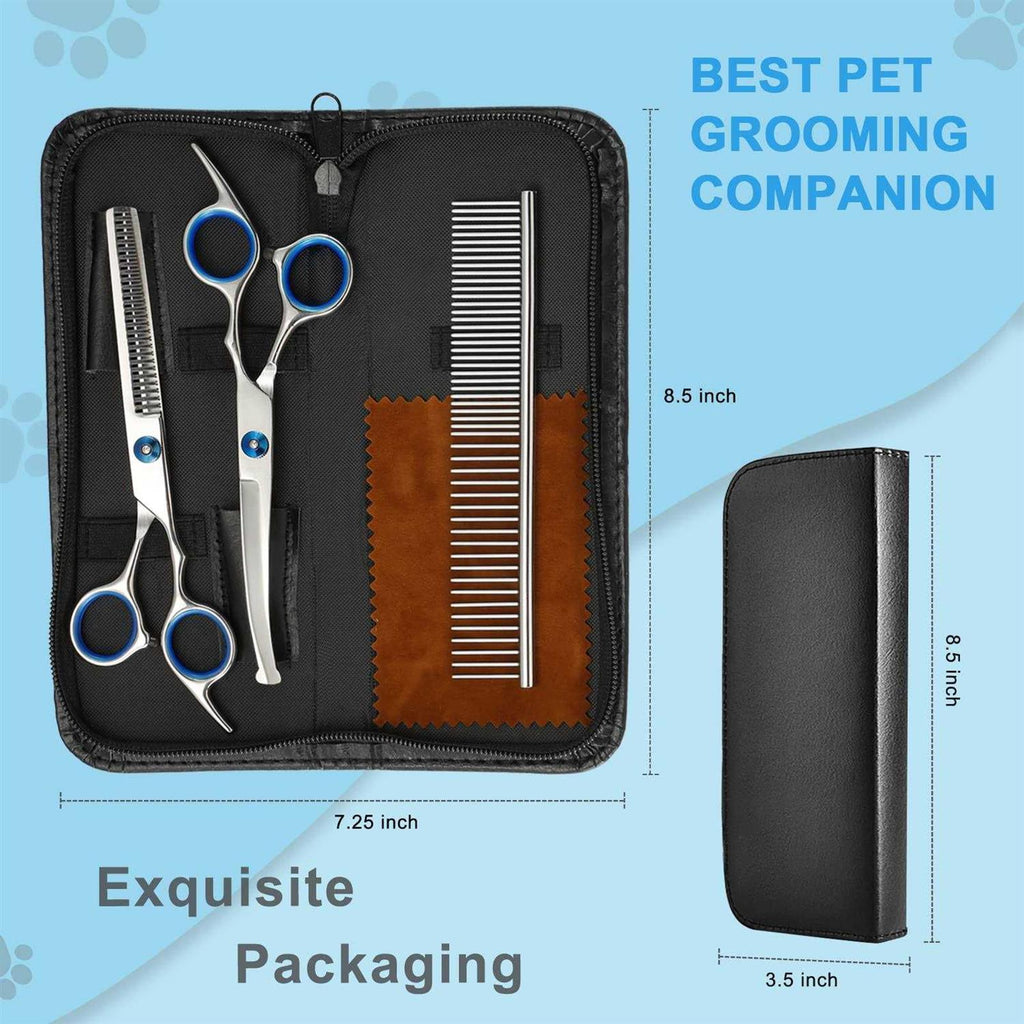 6 in 1 Dog Grooming Scissors Stainless Steel X6921