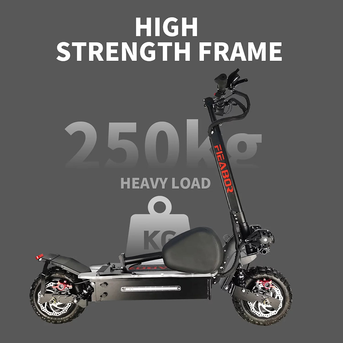 Electric Scooter with Seat, Dual Drive 5600W Motors, 60V/27AH Battery B131431