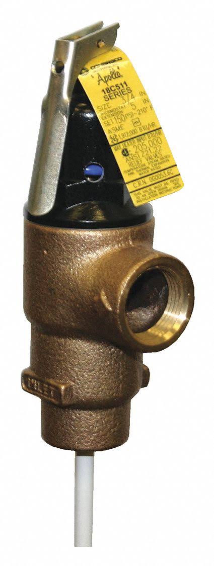 T and P Relief Valve, FNPT, 3/4 in. Inlet V20314