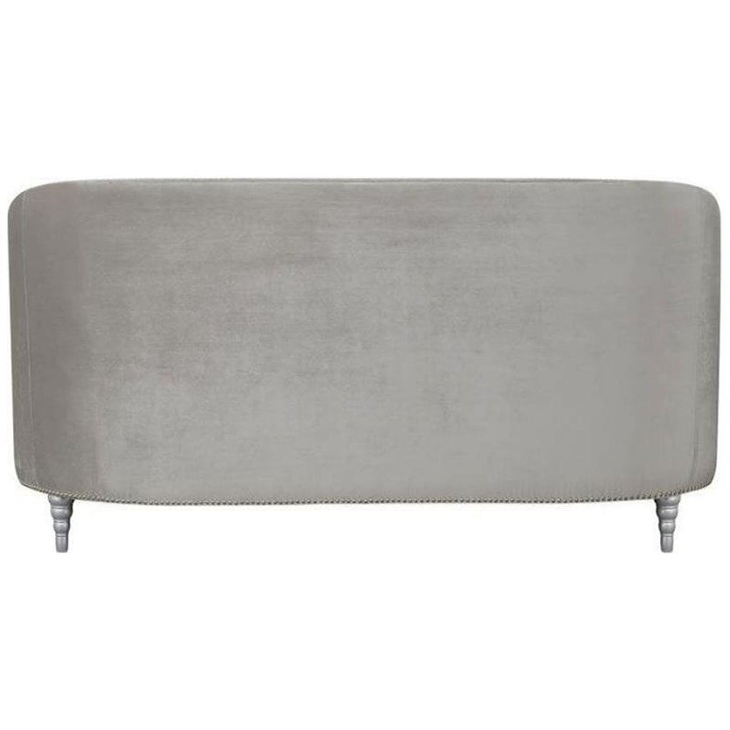 Grey Tufted Loveseat A205