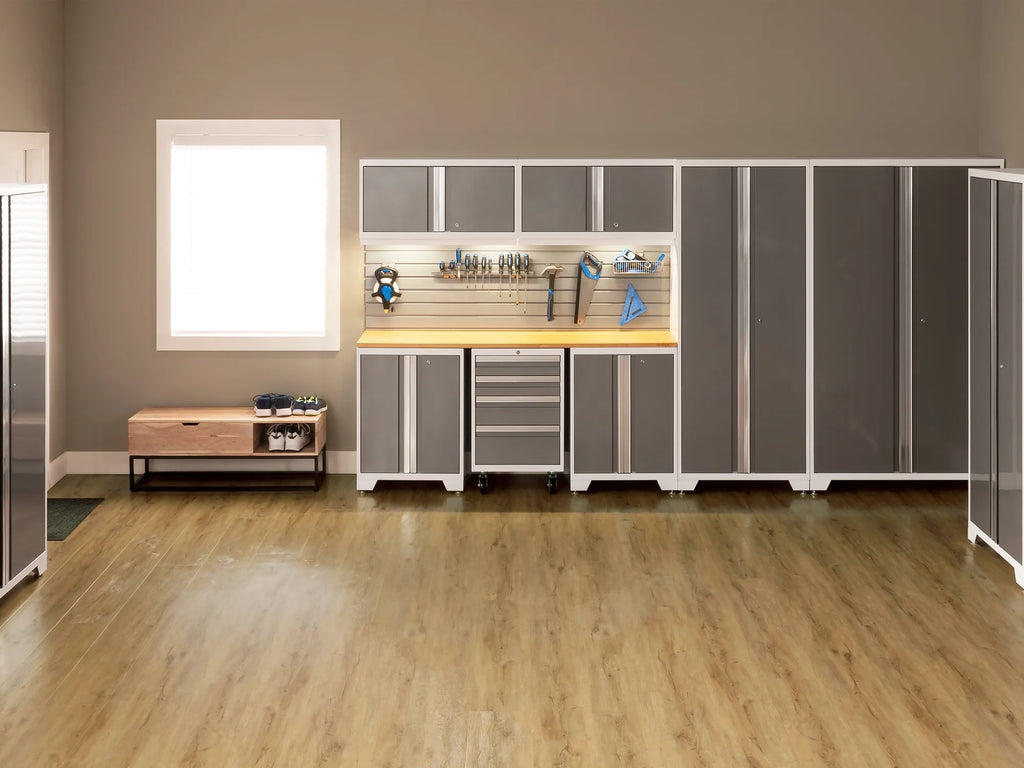 Natural Oak Stone Composite LVP Flooring 300 Sq ft X994977