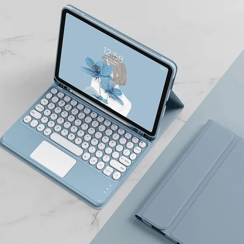 iPad 6th 5th Generation Detachable Bluetooth Keyboard Case with Touchpad G886279
