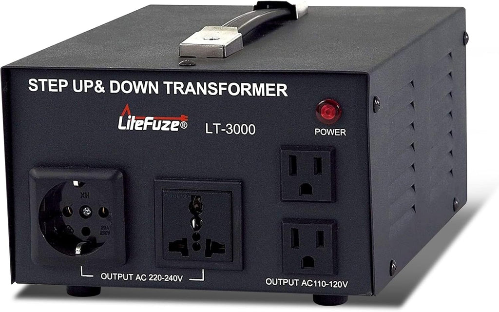 5000 Watt Voltage Converter Transformer 110V/220V Circuit Breaker Protection Heavy Duty C46885