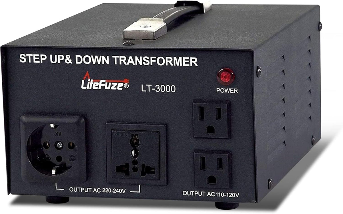 5000 Watt Voltage Converter Transformer 110V/220V Circuit Breaker Protection Heavy Duty C46885