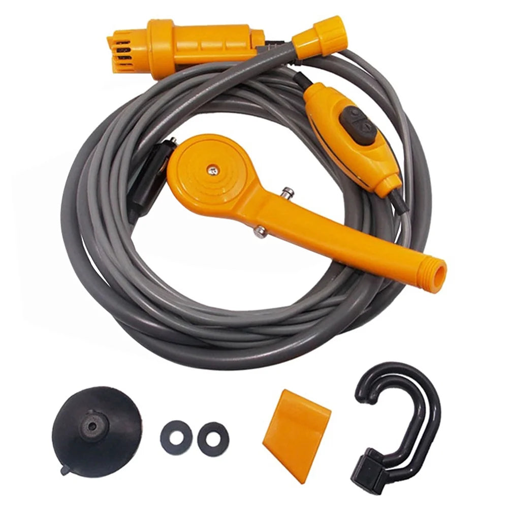 Folding Bucket Electric Camping Shower Kit Z812