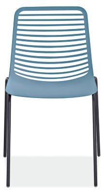 Modern Mini Patio Side Chair in Blue W523