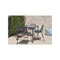 Modern Mini Patio Side Chair in Blue W523