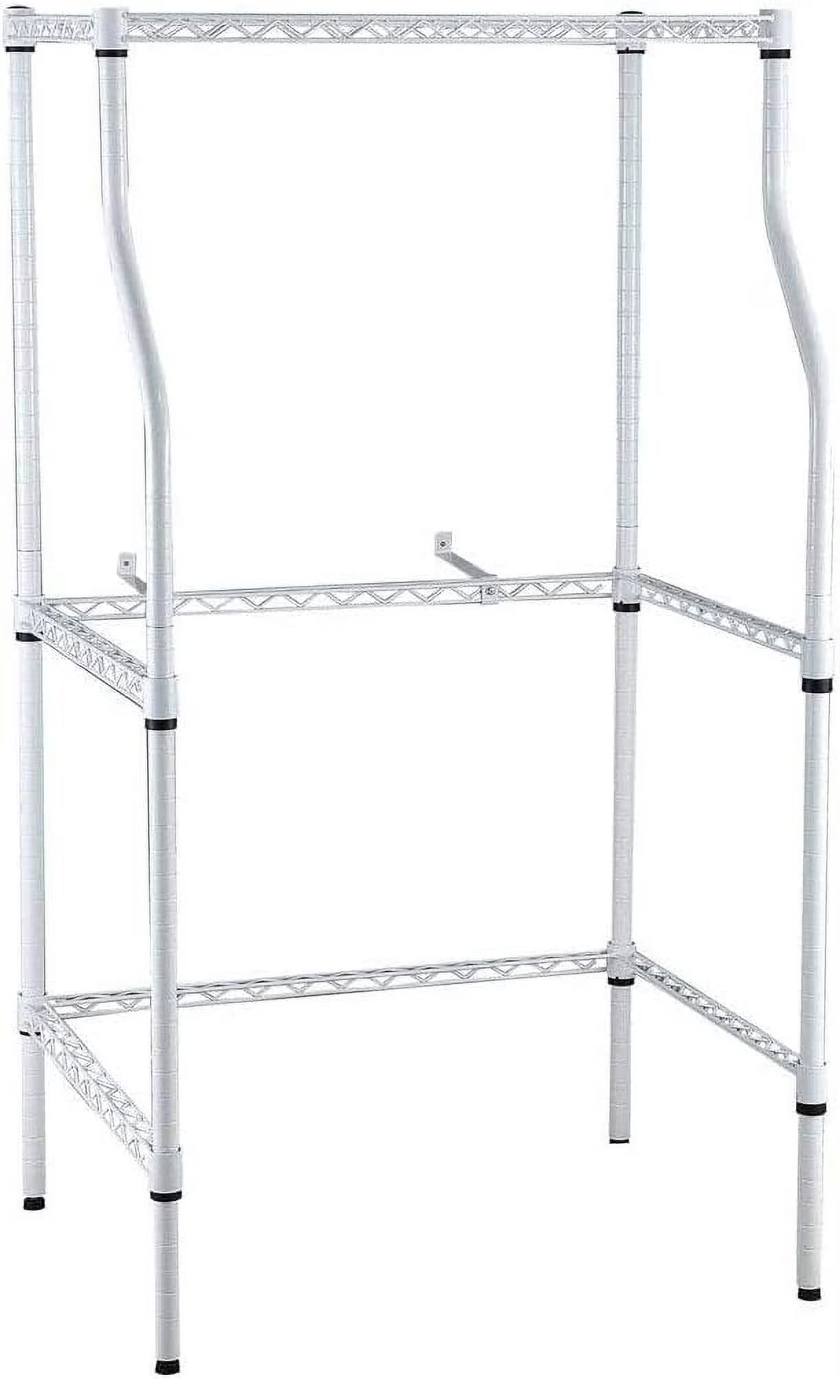 Laundry Sand, Space-Saving Washer-And-Dryer Rack, 23.6" D X 29.5" W X 53.1" H, White W747416