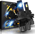 X-Small H13 LED Bulb 12000LM 6500K Cool White 360° Adjustable Beam Halogen Replacement Pack of 2 H1786