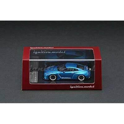1/64 Blue Metallic Nissan Skyline R35 GT-R Model Car F6629